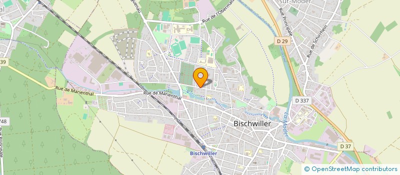 localisation de l'entreprise VG AUTOMOBILES  BISCHWILLER