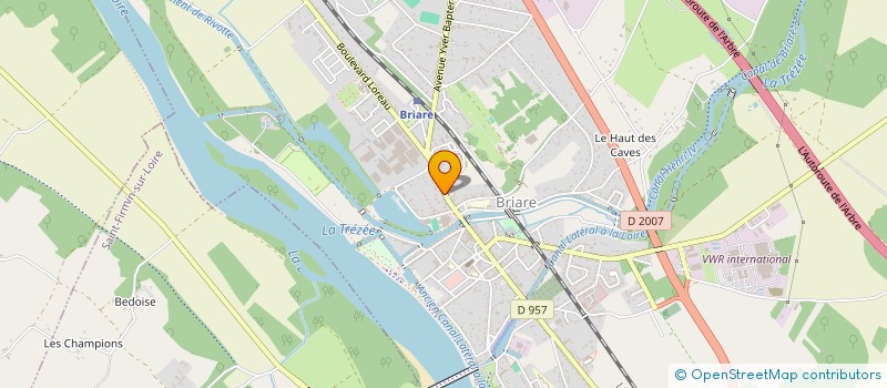 localisation de l'entreprise VG BIO BRIARE à BRIARE