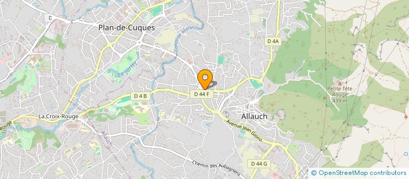 localisation de l'entreprise VG BURENT  ALLAUCH