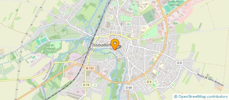 localisation de l'entreprise VG BURGERS à ISSOUDUN