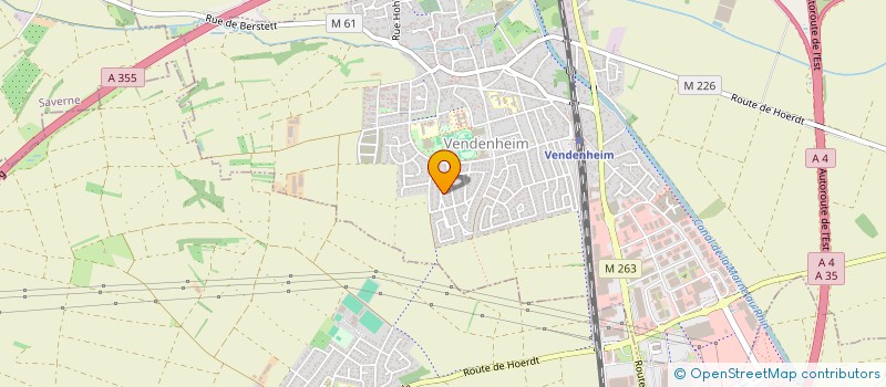 localisation de l'entreprise VG CAP  VENDENHEIM