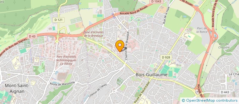 localisation de l'entreprise VG COMPANY à ROUEN