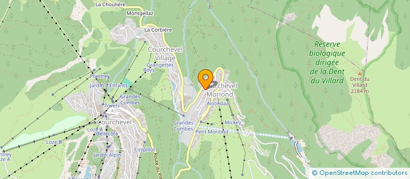 localisation de l'entreprise VG DEV à COURCHEVEL