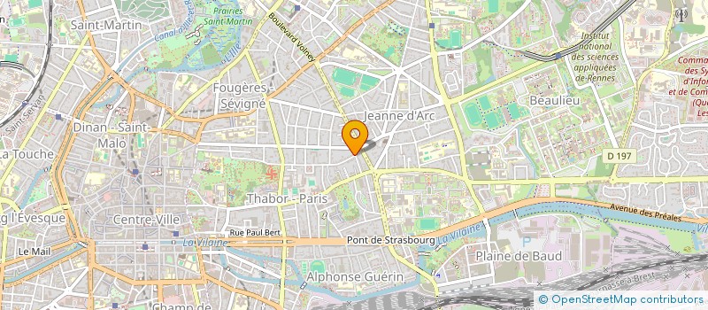localisation de l'entreprise VG ELEC à RENNES