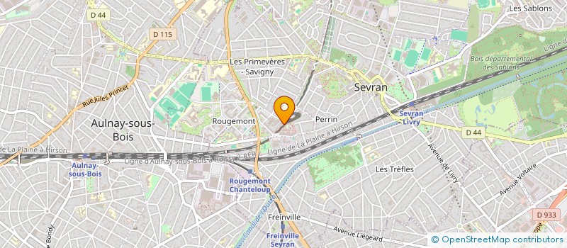 localisation de l'entreprise VG EXPRESS COURSES  SEVRAN