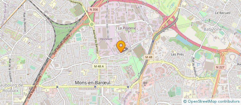 localisation de l'entreprise VG GOOSSENS à MARCQ-EN-BARŒUL