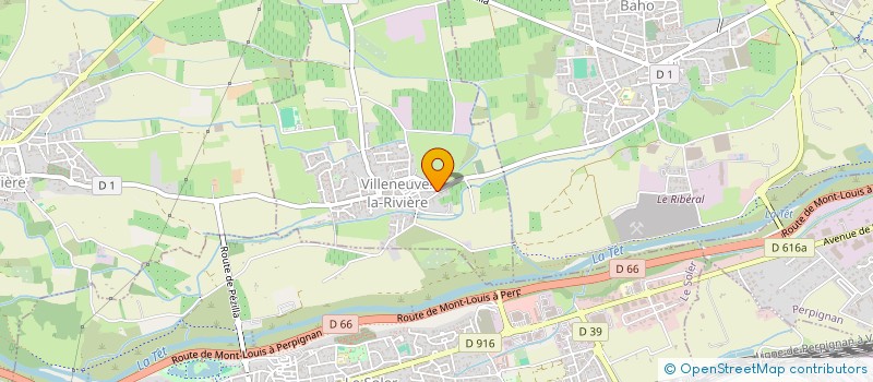 localisation de l'entreprise VG HORIZONS  VILLENEUVE-LA-RIVIERE