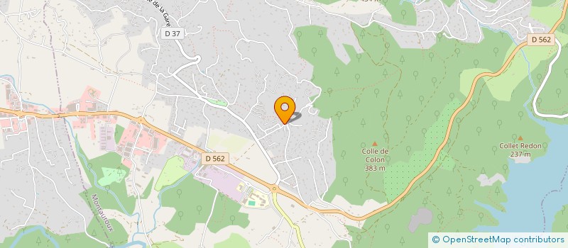 localisation de l'entreprise VG INVEST  MONTAUROUX