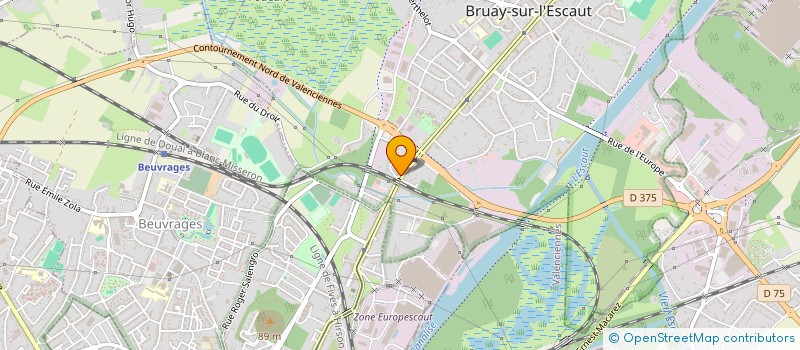 localisation de l'entreprise VG INVESTISSEMENT  BRUAY-SUR-L'ESCAUT