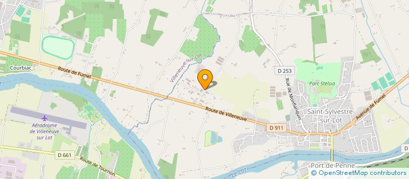 localisation de l'entreprise VG'NERGIE  SAINT SYLVESTRE SUR LOT