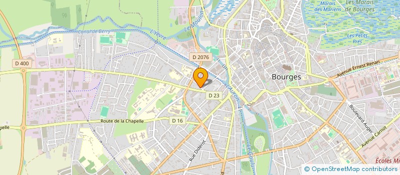 localisation de l'entreprise VG PATRIMOINE  BOURGES