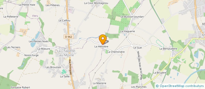 localisation de l'entreprise VG PERFORMANCE à LA CHAPELLE-AU-MOINE