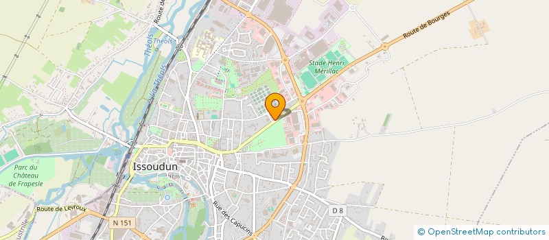 localisation de l'entreprise VG PIZZAS à ISSOUDUN