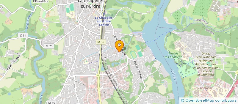 localisation de l'entreprise VG RESSOURCE  LA CHAPELLE-SUR-ERDRE