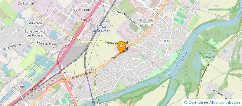 localisation de l'entreprise VG SPORT MANAGEMENT  PORTET-SUR-GARONNE