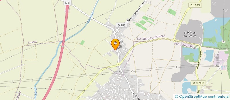 localisation de l'entreprise VG2L  RIOM