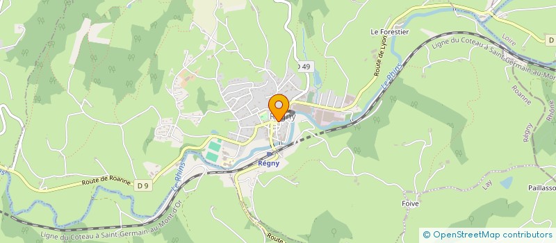 localisation de l'entreprise VG2L  REGNY