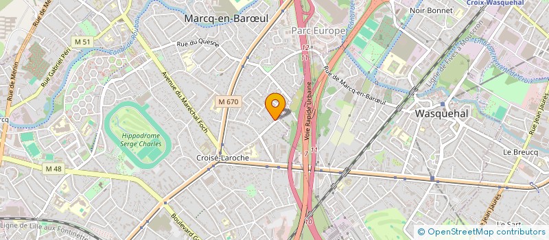 localisation de l'entreprise VGA à MARCQ-EN-BARŒUL