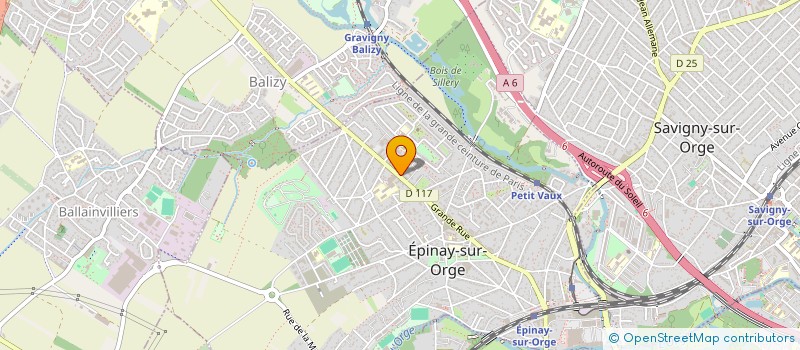 localisation de l'entreprise VGA6 à EPINAY-SUR-ORGE