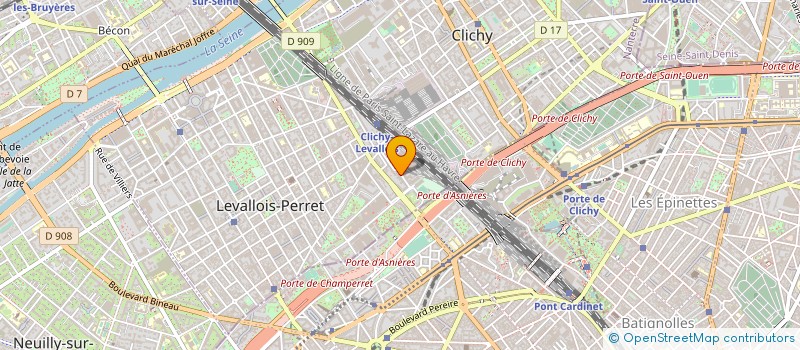 localisation de l'entreprise VGAMA à LEVALLOIS-PERRET