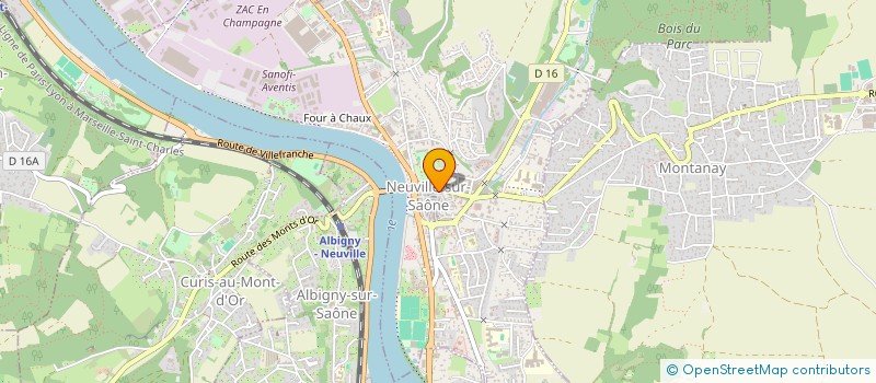 localisation de l'entreprise VGAMES  NEUVILLE-SUR-SAONE