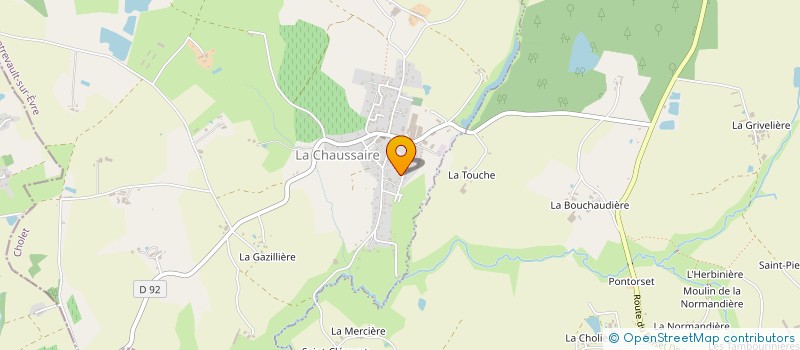 localisation de l'entreprise VGB IMMO  MONTREVAULT-SUR-EVRE