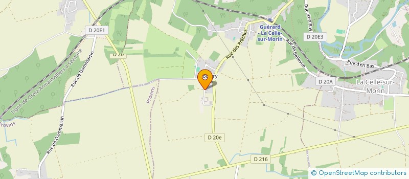 localisation de l'entreprise VGBIO ENERGIE à GUERARD