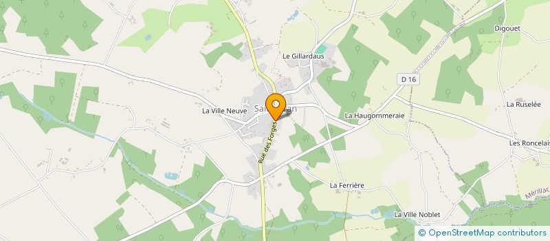 localisation de l'entreprise VGC à SAINT-VRAN