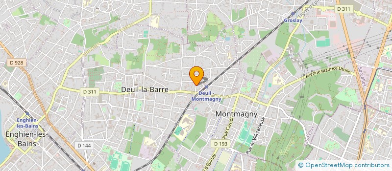 localisation de l'entreprise VGC IMMO  DEUIL-LA-BARRE