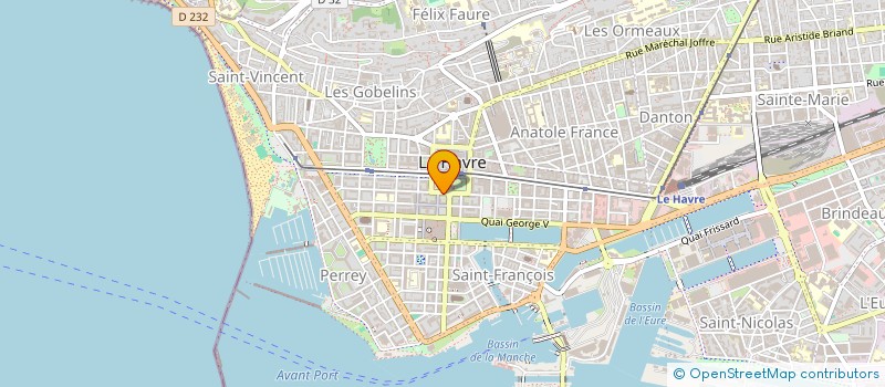 localisation de l'entreprise VGC INVESTISSEMENT à LE HAVRE