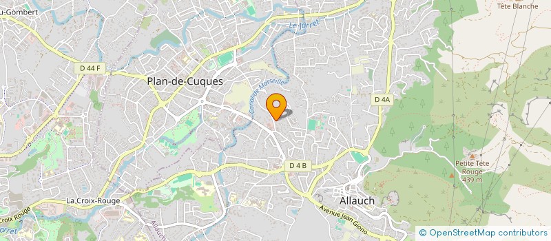 localisation de l'entreprise VGE  ALLAUCH