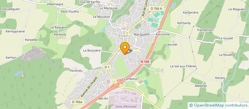 localisation de l'entreprise VGE PATRIMOINE  ELVEN