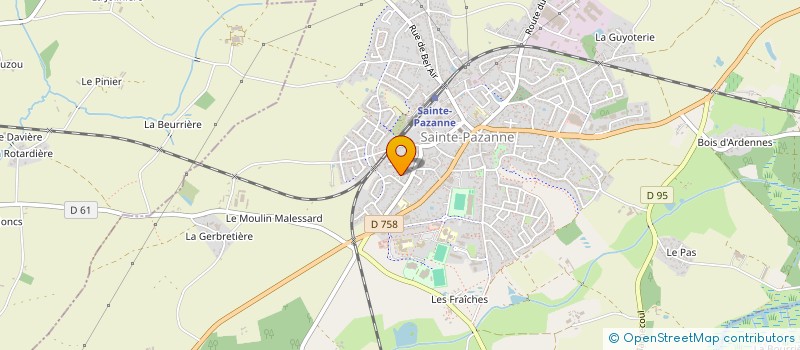 localisation de l'entreprise VGEA à SAINTE-PAZANNE
