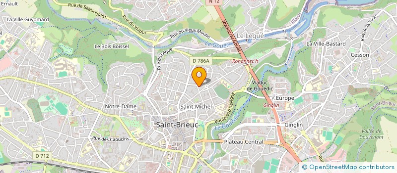 localisation de l'entreprise VGF à SAINT-BRIEUC