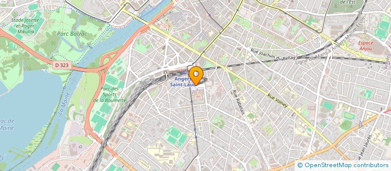 localisation de l'entreprise VGH à ANGERS