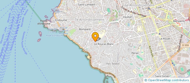 localisation de l'entreprise VGH  MARSEILLE