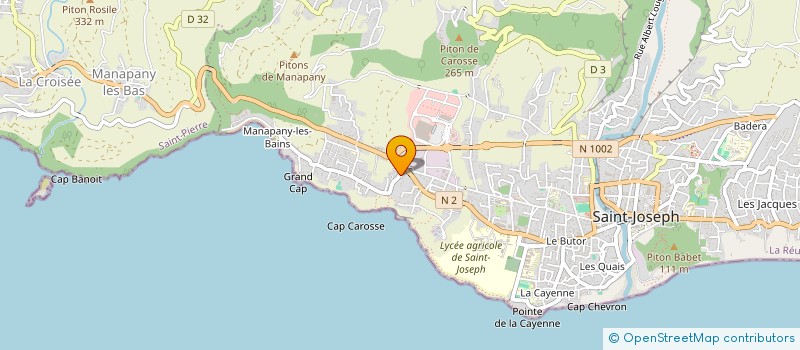 localisation de l'entreprise VGH CONSEILS à SAINT-JOSEPH