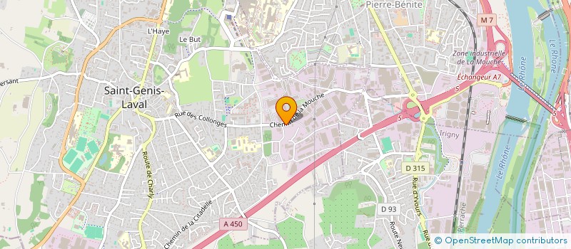 localisation de l'entreprise VGH GROUPE  SAINT-GENIS-LAVAL