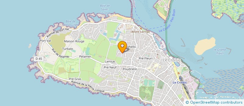 localisation de l'entreprise VGH PLOMBERIE CHAUFFAGE  LE CROISIC