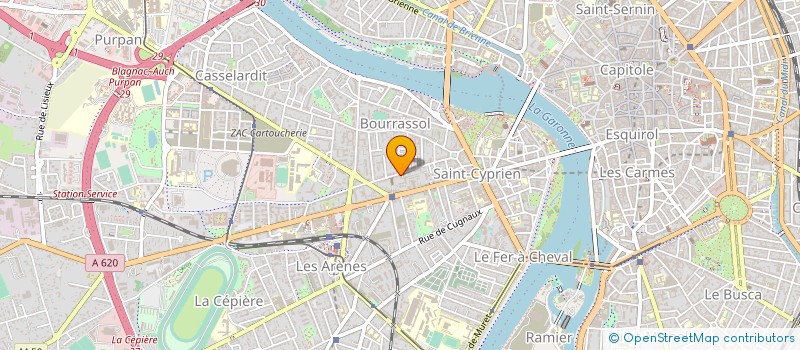 localisation de l'entreprise VGI à TOULOUSE