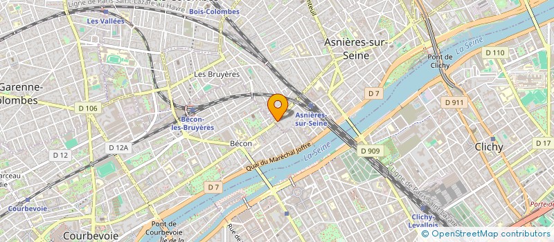localisation de l'entreprise VGI à ASNIERES-SUR-SEINE