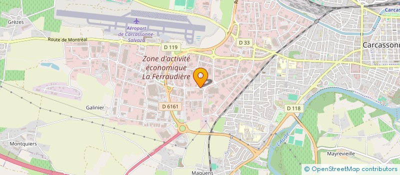 localisation de l'entreprise VGL 11 à CARCASSONNE