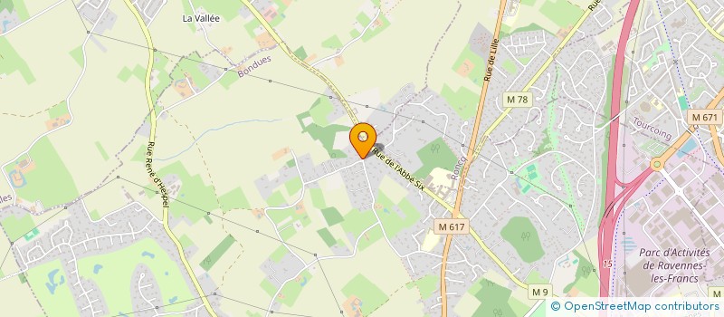 localisation de l'entreprise VGL HOTELLERIE  BONDUES