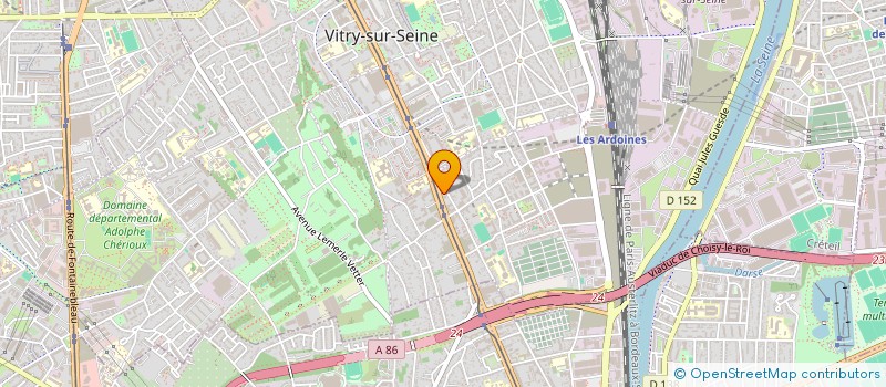 localisation de l'entreprise VGLOBAL SOURCE à VITRY-SUR-SEINE