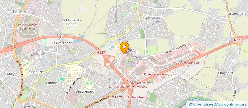 localisation de l'entreprise VGM  PUILBOREAU