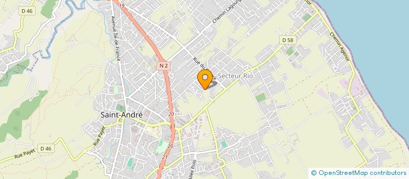 localisation de l'entreprise VGM à SAINT-ANDRE