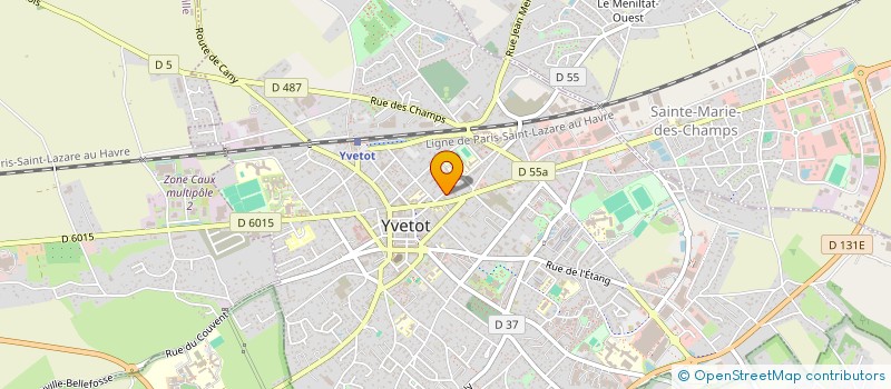 localisation de l'entreprise VGM IMMO à YVETOT