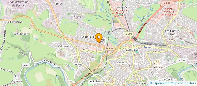 localisation de l'entreprise VGMC12  RODEZ