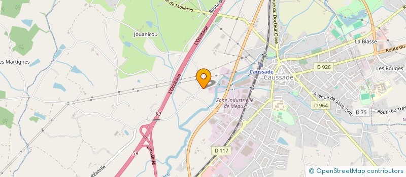 localisation de l'entreprise VGN TRANSPORT  CAUSSADE