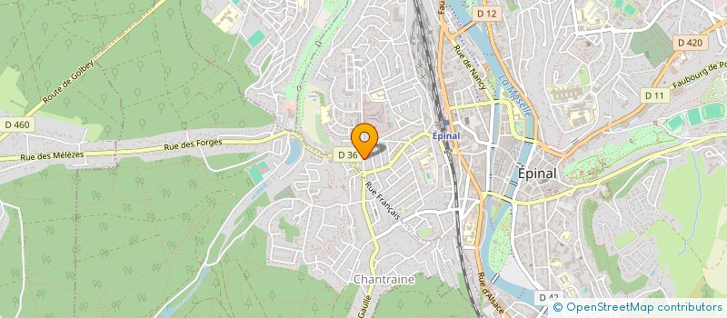 localisation de l'entreprise VGNF à EPINAL